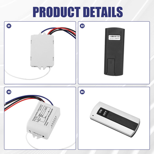 Canal Con Transmisor Digital 220v/off 1 Wirele