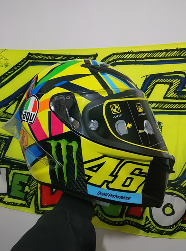 Casco para moto integral AGV Pista GP R 216021A soleluna 2016 talle XXL