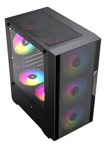 Gabinete Gamer Acegeek Stratus Mesh, Mid-tower, Lat De Vidro