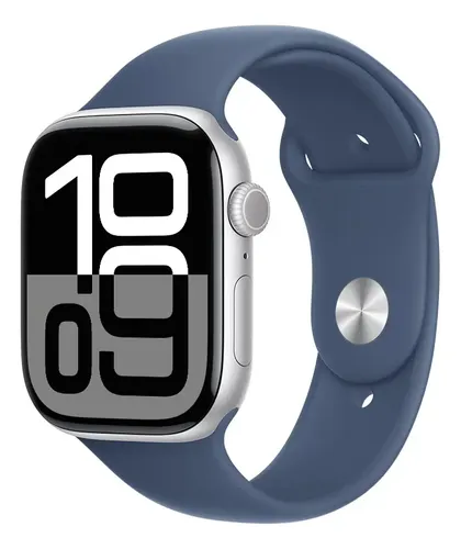 Apple Watch Series 10 GPS • Caixa prateada de alumínio – 46 mm • ...