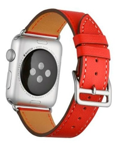 Pulseira Couro Compatível Apple Watch 45mm Hermes&edition