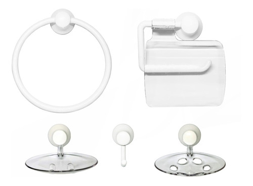 Set Kit Accesorios Baño Ducha 5 Piezas Cavour