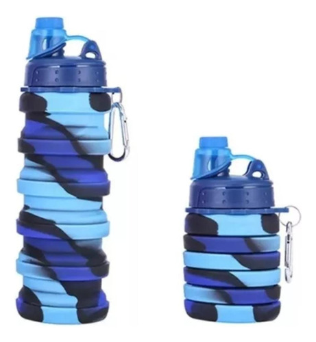 Botella De Agua Plegable  Escolar Deportiva