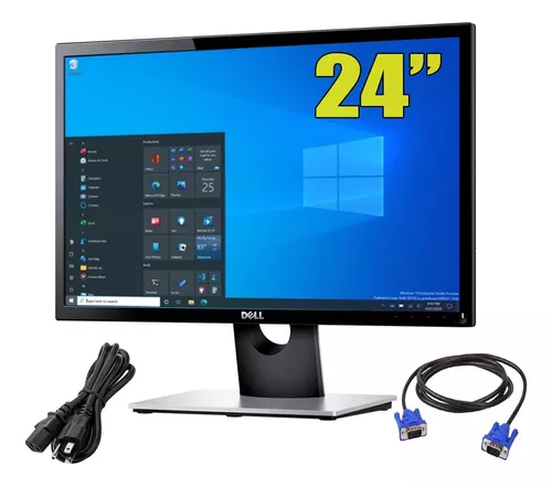 Monitores Lcd 24'' Dell Ultimas Piezas Baratos Uso Promoción