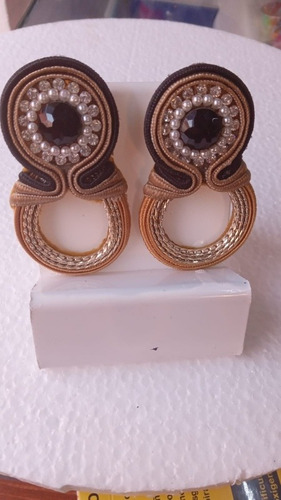 Finos Aretes Artesanales Modelo Cadena Fina