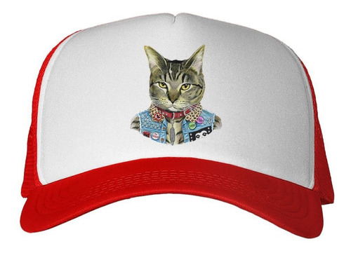 Gorra Cat Fashion Gato Cool Rockero