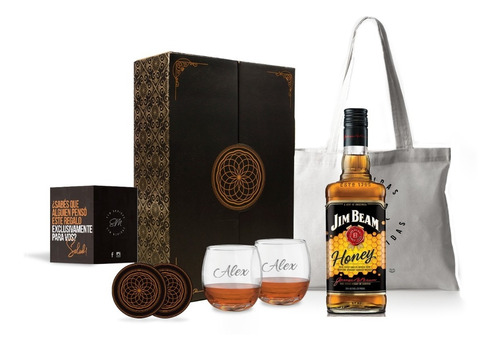 Experiencia Whisky Jim Beam Honey 750ml Bourbon Ideal Regal