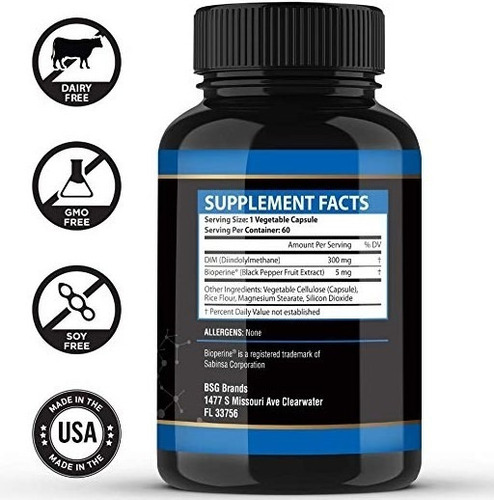 Imagen 6 de 8 de Dim 300mg Fuerte Ultra Testo Femenino Strogen, Libido 2022!!