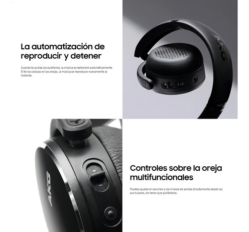 Fones de ouvido Bluetooth Samsung sem fio Akg Y500 33 horas rosa