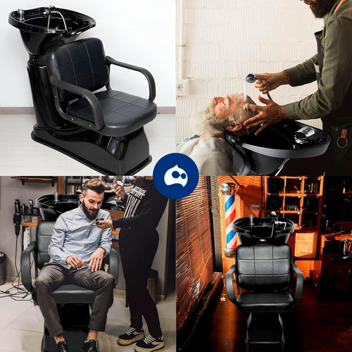 Lavacabezas Lavabo Barbería Y Peluquería Ajustable Uso Rudo