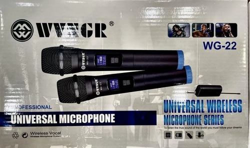 Microfonos De Baja Potencia Inalambricos Wg22 Itech Shop*