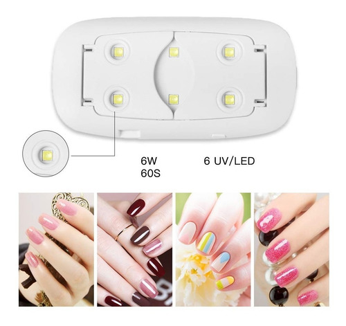 Imagen 3 de 10 de Kit Polygel Uñas Manicura Solucion Cabina Uv Led Capsula