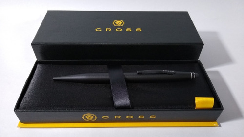 Bolígrafo Cross Tech2 Satin Black Con Estuche Color de la tinta Negro Color del exterior Negro