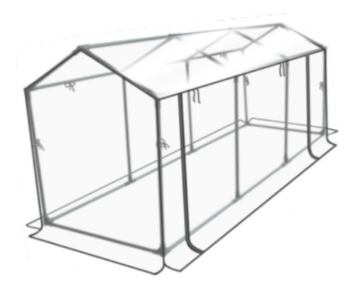 Mini Invernadero Kit De Cubierta Para De 180cmx140cmx105cm