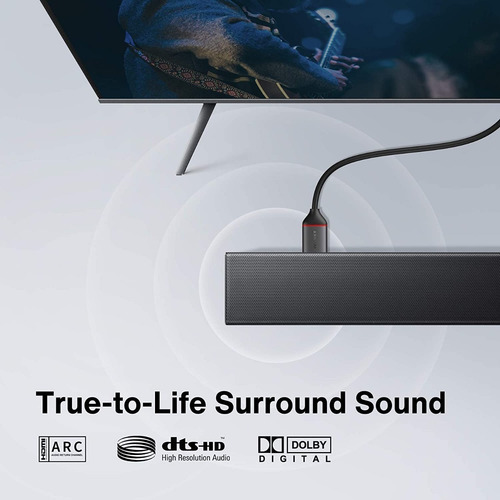 Imagen 5 de 8 de Cable Hdmi 2.0 4k Hdr Alta Velocidad Ivanky 1.8 Metros
