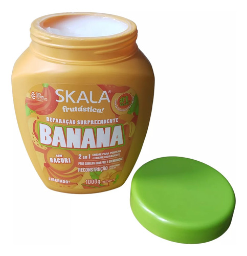 Mascara Skala 2 En 1 Frutal Banana Y Crema De Peinar 1 Kg