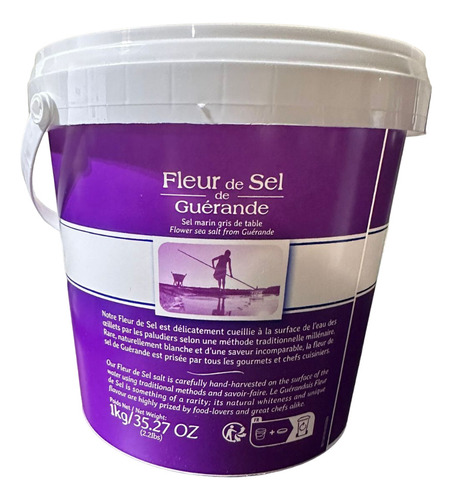 Sal Celta Flor De Sal Le Guérandais 1kg, No Fact