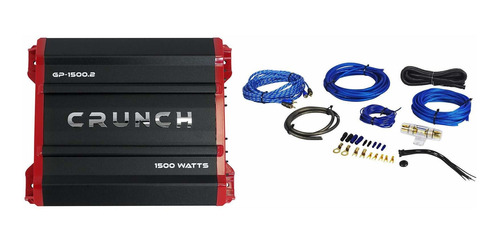 Crunch Gp . Canal Amplificador Estereo Puente Kit Cable