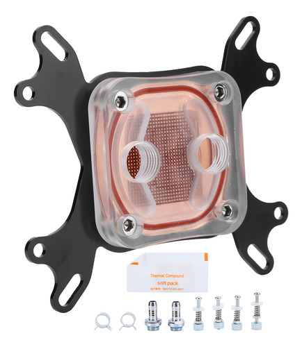 Bloque De Refrigeración De Enfriador De Agua Para Computador