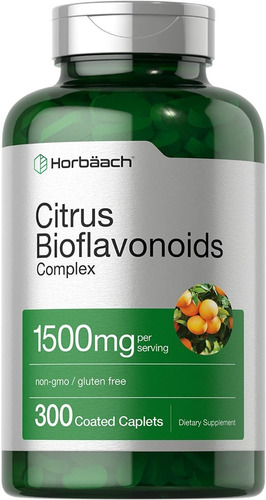Bioflavonoides Cítricos 1500 Mg Horbaach 300 Cápsulas