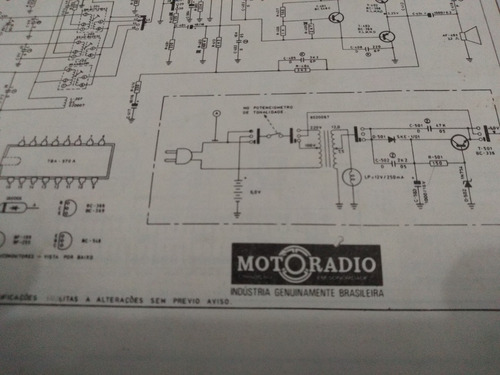 Esquema Eletrico Diagrama Radio Motoradio Acr-m33