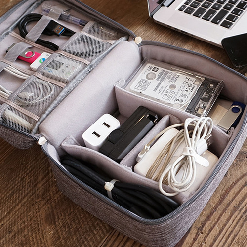 Bolsa De Viaje Organizadora Electrónica Para Accesorios De C
