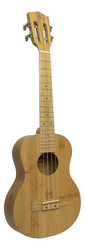Ukelele Tenor Bamboo Con Funda Acolchada Color Marrón claro