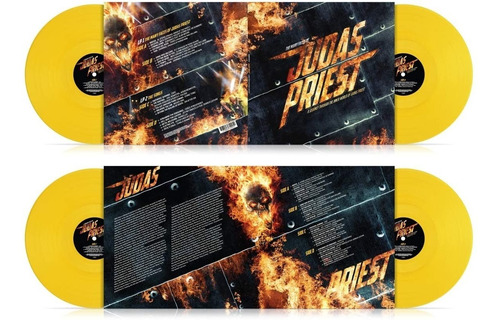 The Many Faces Of Judas Priest 2 Lp Yellow Vinyl