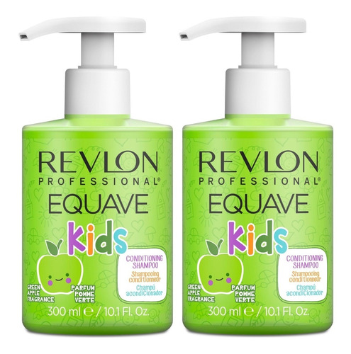 Imagen 1 de 1 de Dúo Shampoo Para Niños Revlon Equave Kids 300ml