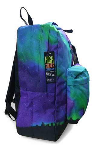Mochila Urbana Juvenil Reforzada Jansport High Stakes 25l Color Negro Diseño De La Tela Paisaje