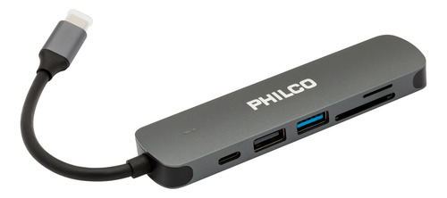 6 En 1 Hub Tipo C A Hdmi + Usb 3.0