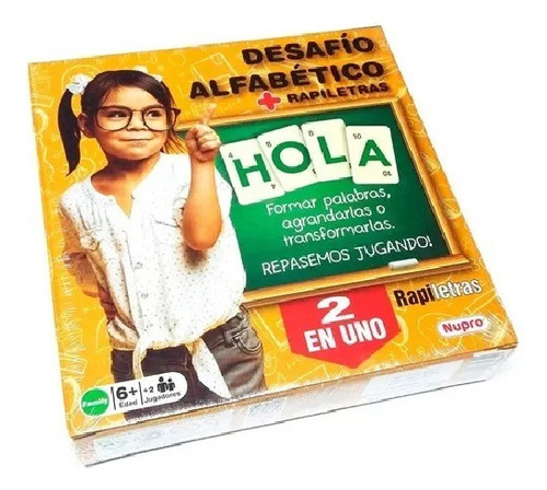 Juego Didáctico Desafío Alfabético Para + 6 Años Tribilinbb 