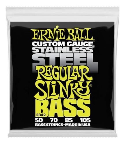 Encordoamento Baixo 4c 040 Ernie Ball Regular Slinky 2841