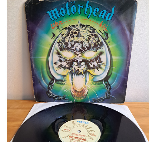 Vinilo Motörhead,  Overkill  Single 12 Pulgadas 1979 Uk Vg+ 