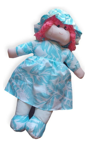 Muñeca Pepona De Tela Grande 60cm Varios Colores Y Diseños