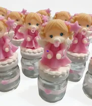 Comprar Souvenirs 10 Frascos Hadas Angelitas Porcelana Fría