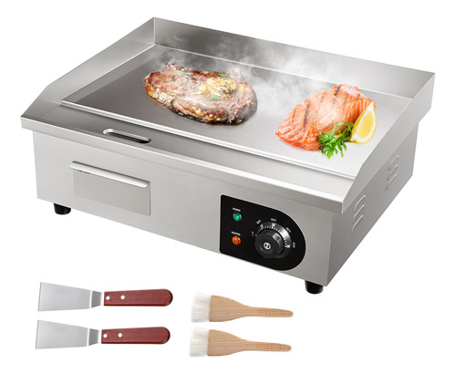 Vevor Parrilla Comal Plancha Electrica Industrial 1600w