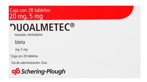 Duoalmetec 28 Tabletas 20/5mg