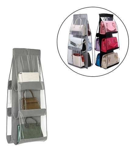 Organizador De Ropa Colgante Carteras Calzado C/percha    