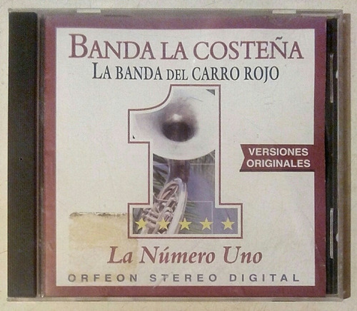 Cd Banda La Costeña La Banda Del Carro Rojo La Numero Uno 1 (Usado)
