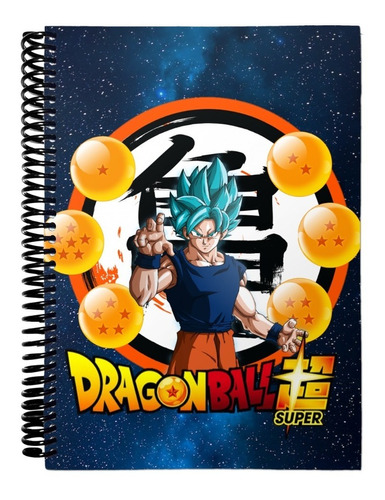 Cuaderno Libreta Anotador A5 - Dragon Ball Simil Agenda