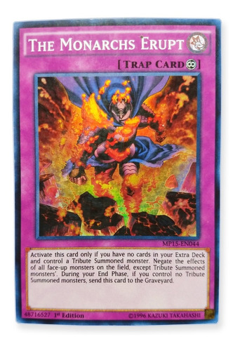 Yugi-oh! The Monarchs Erupt Mp15-en044 Super