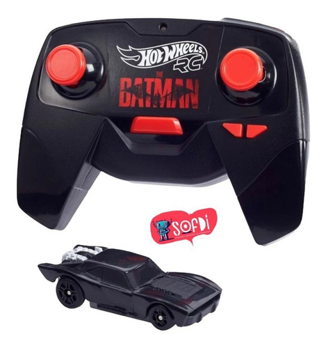 Hot Wheels Rc - The Batman - Batmobile Control Remoto 1/64 Color Negro