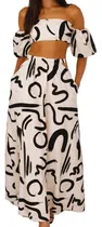 Comprar Playera De Tubo Para Mujer, Faldas Largas, Estampado Con Ho
