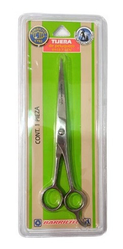 Imagen 1 de 2 de Tijera Para Peluquero Barrilito 7.5' Acero Inoxidable