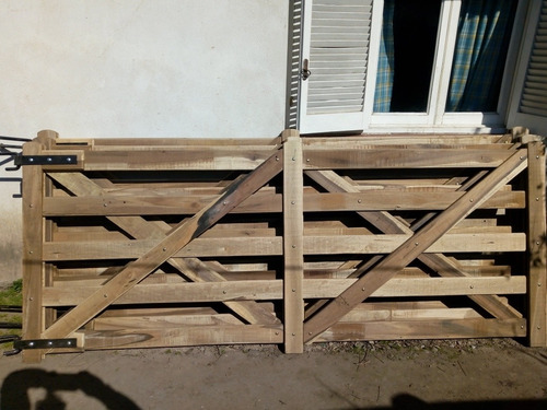 Tranqueras Rural De Madera Dura (guayubira) De 3 Mts X 1.20