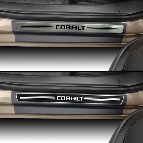 Jogo Soleira Premium Elegance Chevrolet Cobalt 4 Portas