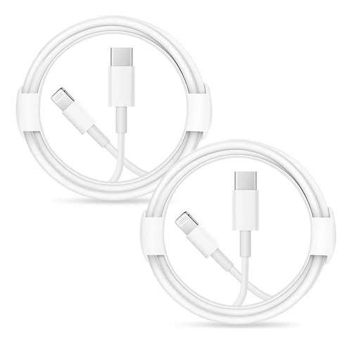 Cable De Carga Rápida Tipo C Para iPhone - 3 Metros 2 Piezas