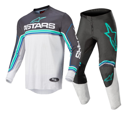 Conjunto Motocross Alpinestars Fluid Speed 22 - En Teo Motos