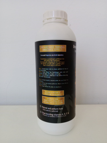 Loción Autobronceante 12% Bodytan Caribbean Black X 1000 Ml